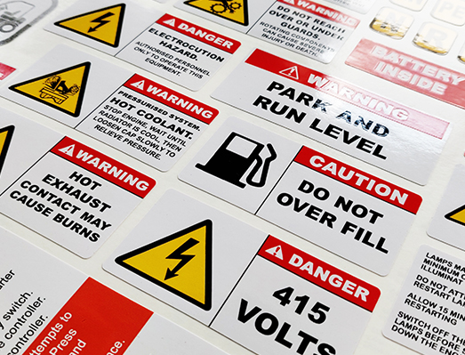 俄羅斯出口發(fā)電機(jī)組貼紙?zhí)籽b