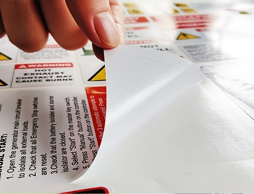 俄羅斯出口發(fā)電機(jī)組貼紙?zhí)籽b